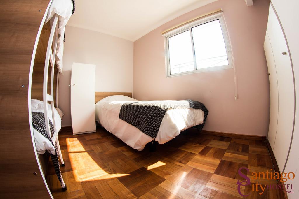 Santiago City Hostel Habitación foto