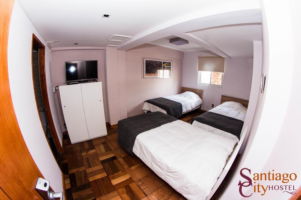 Santiago City Hostel Habitación foto